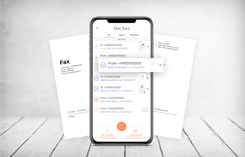 mobile app for fax